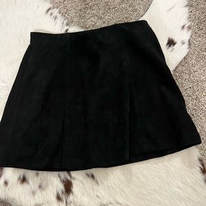 black velvet skirt